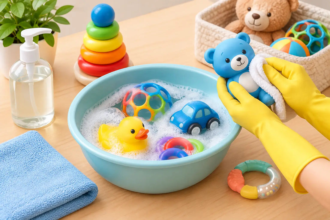 How to Clean Baby Toys Safely and Simply
